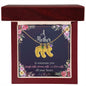 A mother is Someone You...Engraved Custom Baby Feet Necklace with Birthstone.