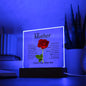 To My Mother Square Acrylic Plaque