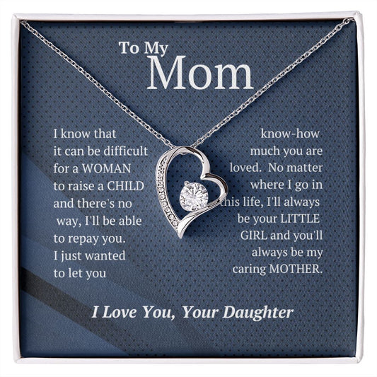 50% Off! HURRY!  (Almost Sold Out) Mom Forever Love Necklace From-Daughter