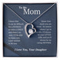 50% Off! HURRY! (Almost Sold Out) Mom Forever Love Necklace From-Daughter