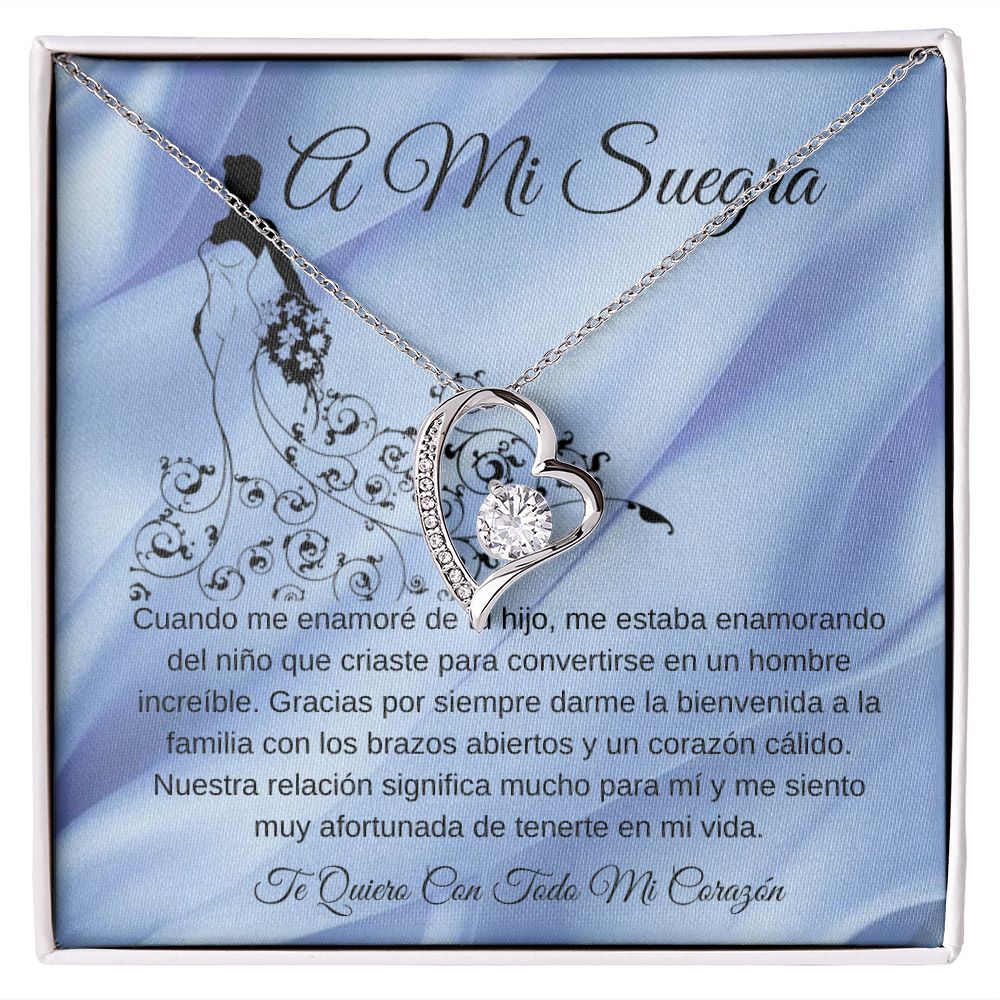 To My Mother-in-law Forever Love Knot Necklace (Spanish)