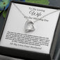 To My Loving Wife on Our Wedding Day Forever Love Necklace.