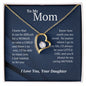 50% Off! HURRY! (Almost Sold Out) Mom Forever Love Necklace From-Daughter