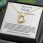 To My Loving Wife on Our Wedding Day Forever Love Necklace.