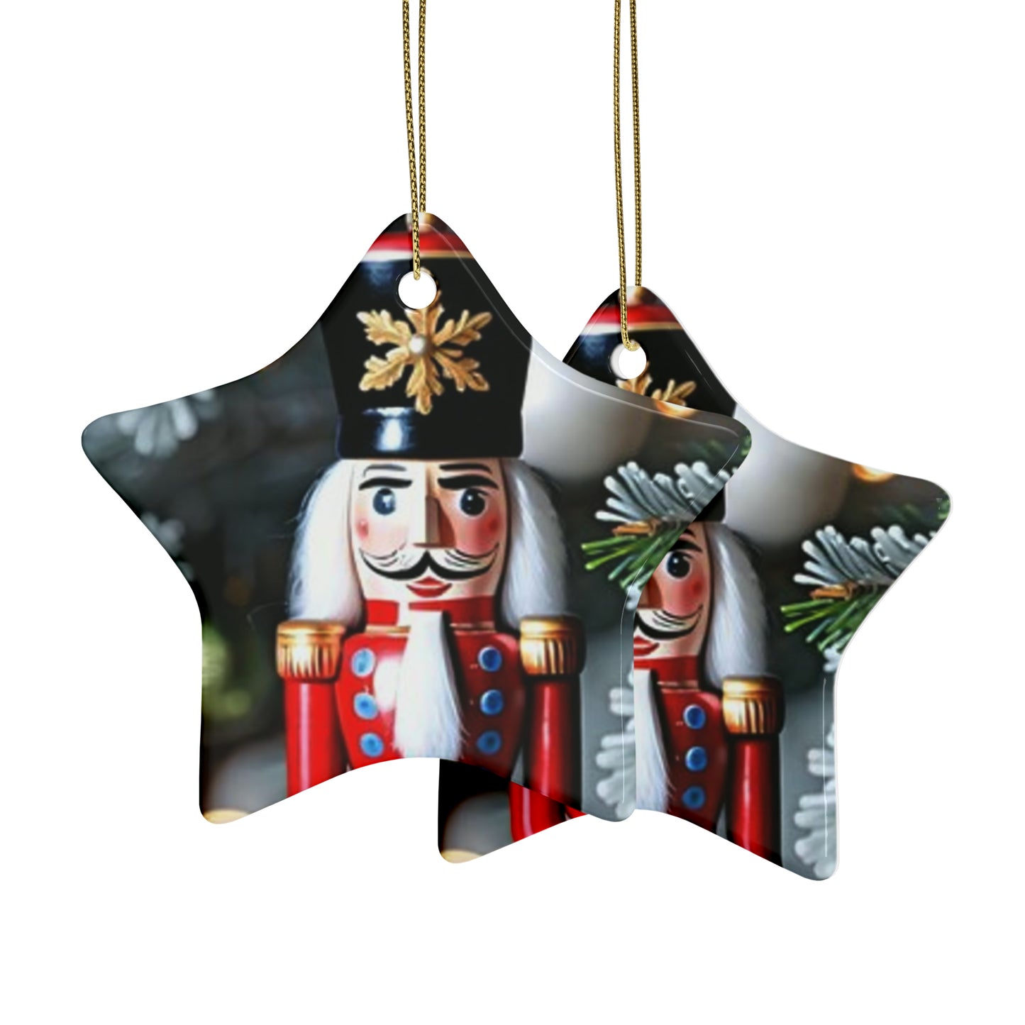 Nut Cracker Ceramic Ornaments (1pcs, 5pcs, 10pcs, 20pcs)