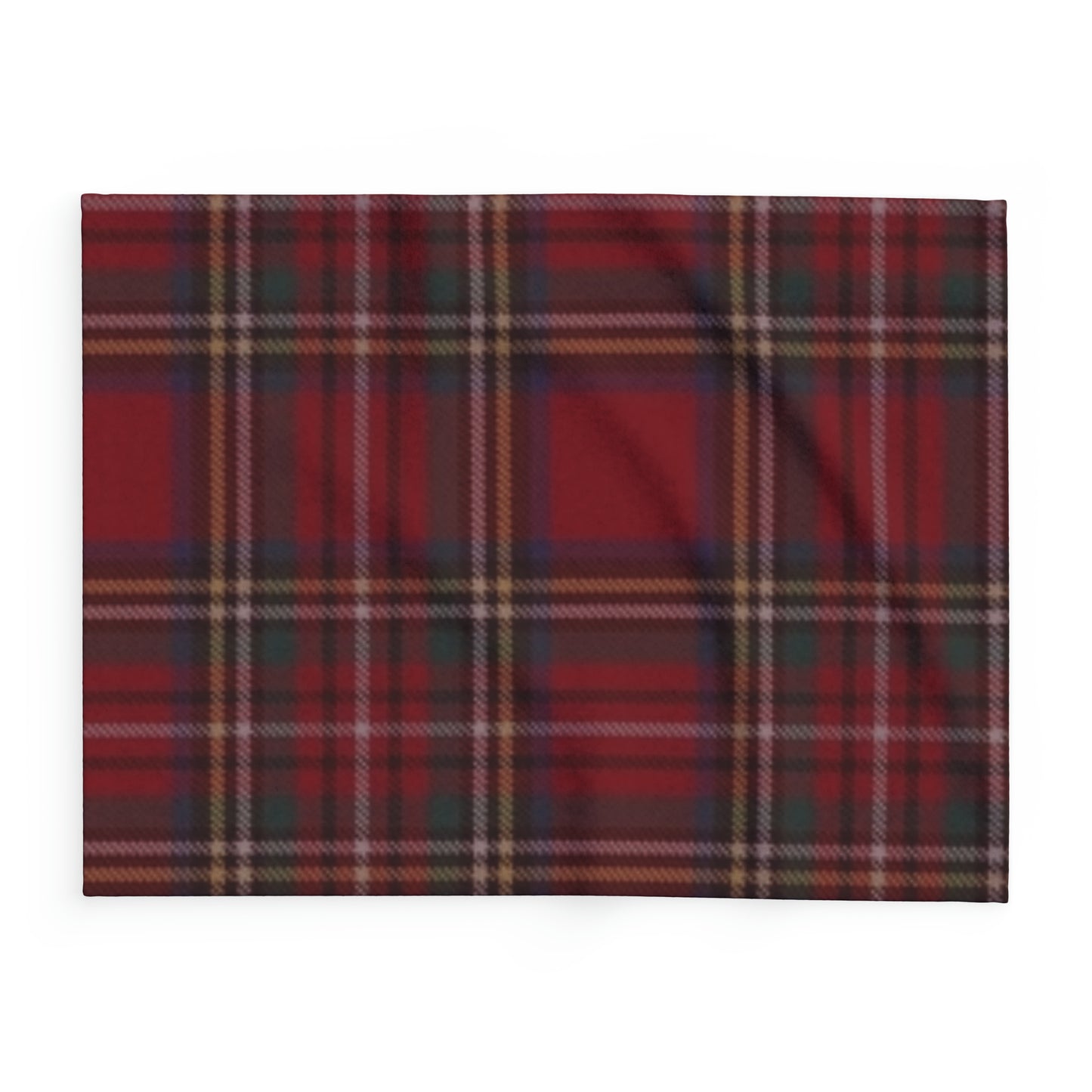 Red Plaid Arctic Fleece Blanket