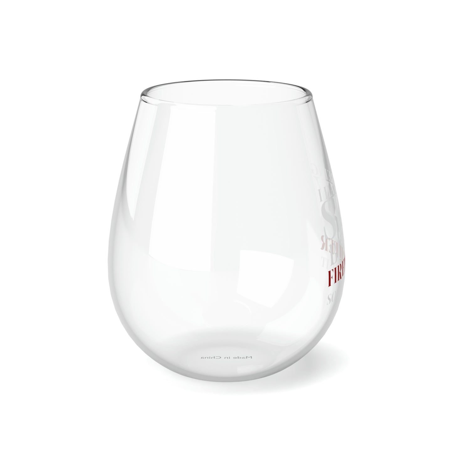 I Hate Being Sexy Stemless Wine Glass, 11.75oz