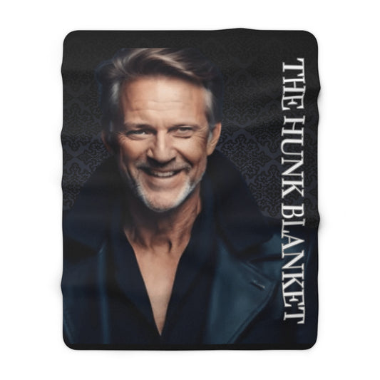 The Hunk Sherpa Fleece Blanket (A-15)