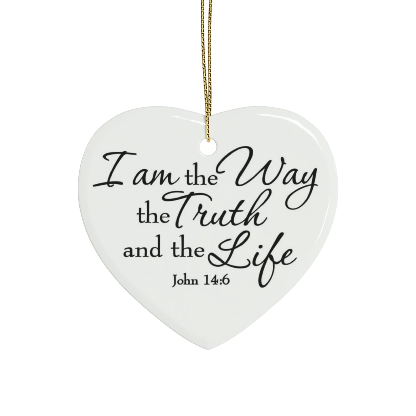 I Am The Way Ceramic Ornaments (1pcs, 5pcs, 10pcs, 20pcs)