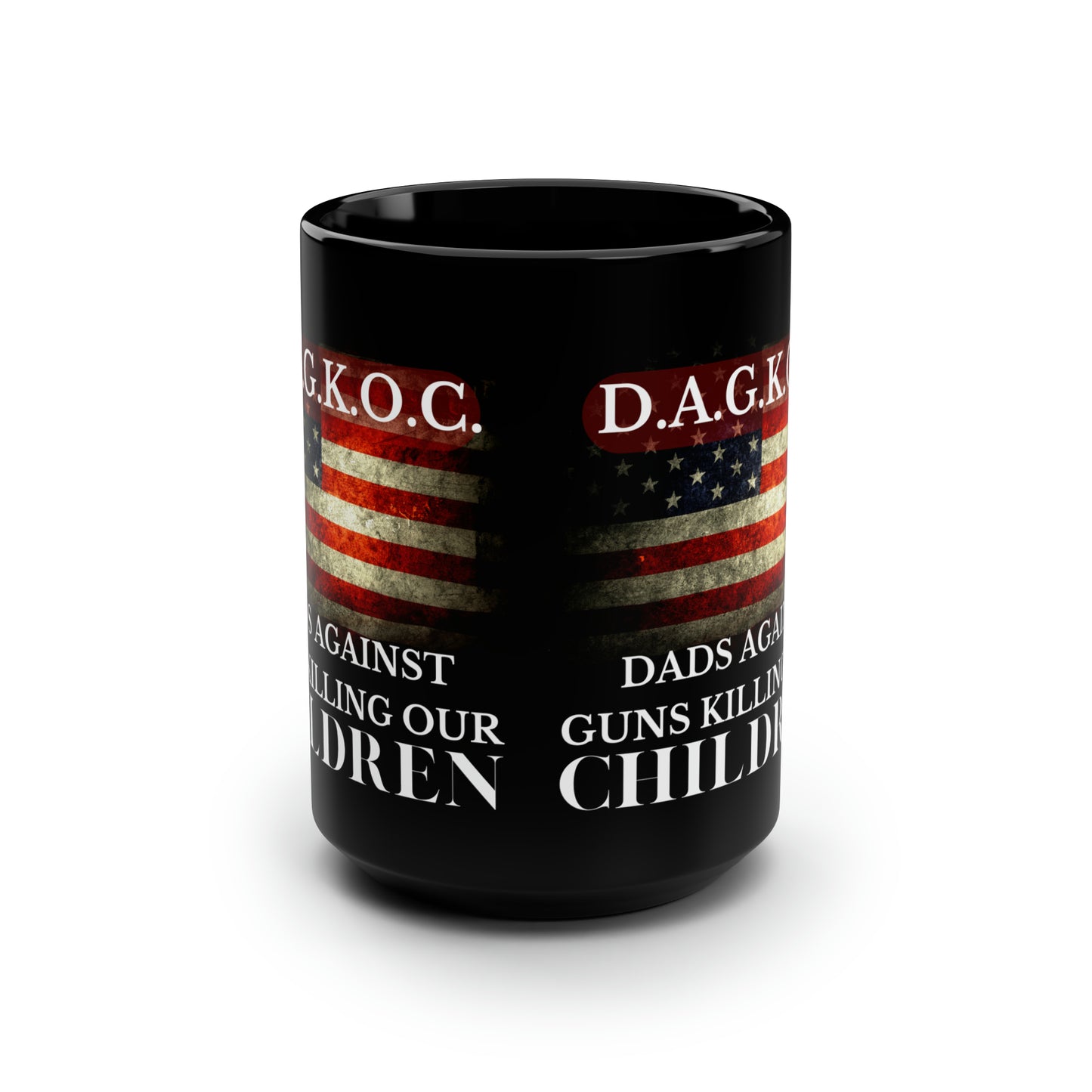 D.A.G.K.O.C. Black Mug, 15oz