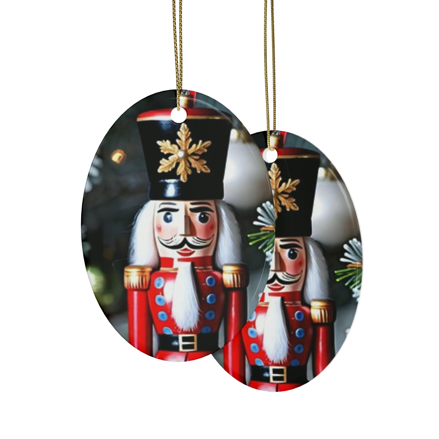 Nut Cracker Ceramic Ornaments (1pcs, 5pcs, 10pcs, 20pcs)