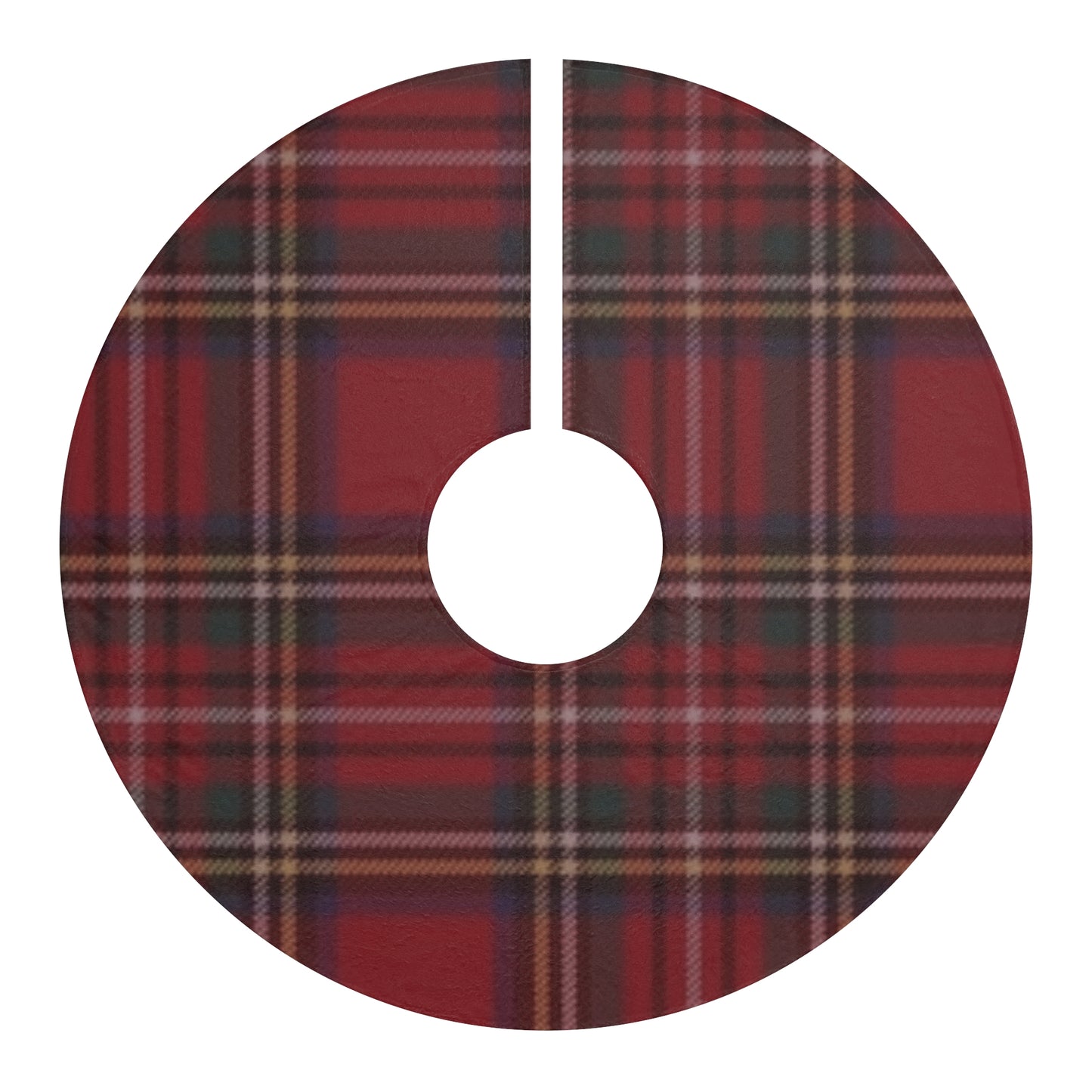 Red Plaid Christmas Tree Skirts