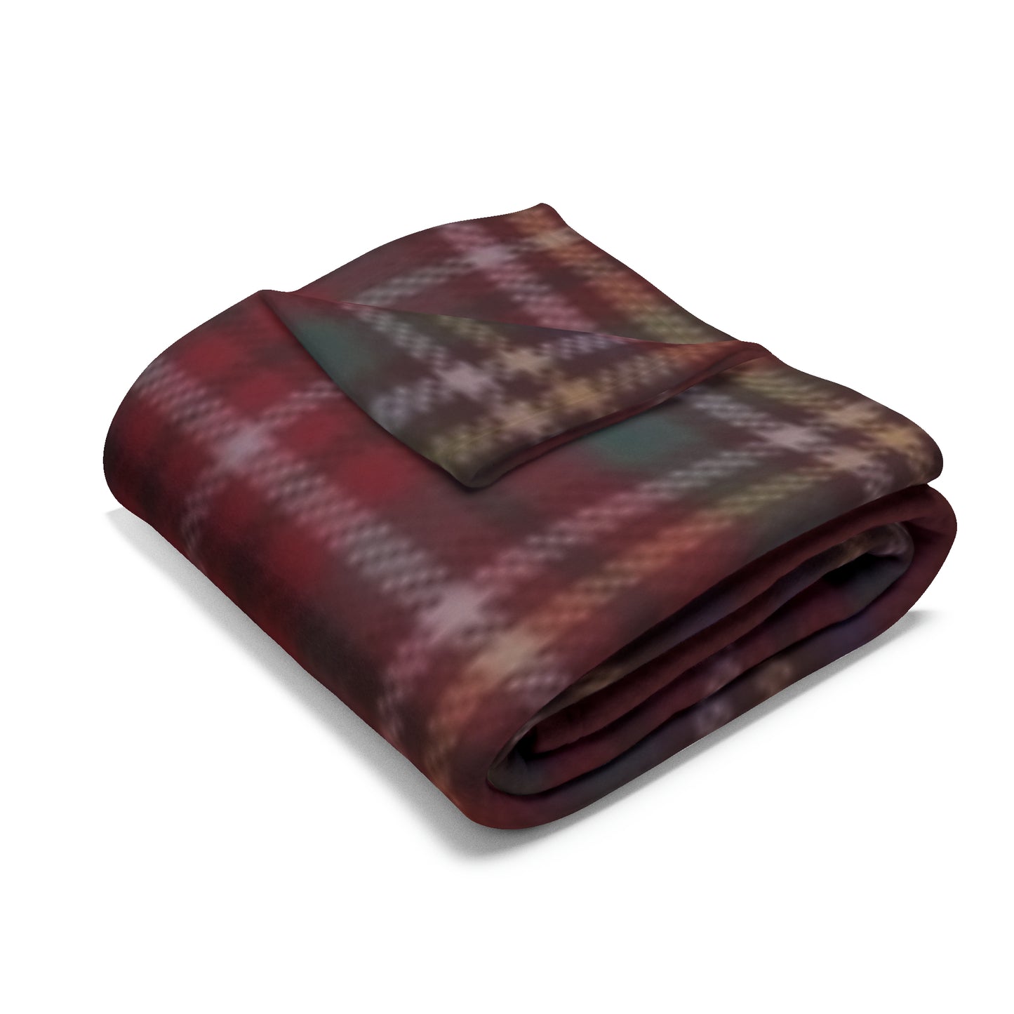 Red Plaid Arctic Fleece Blanket