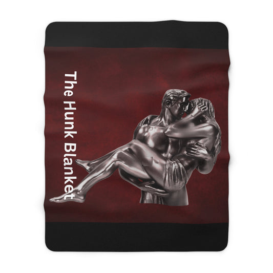 The Hunk Sherpa Fleece Blanket (D)