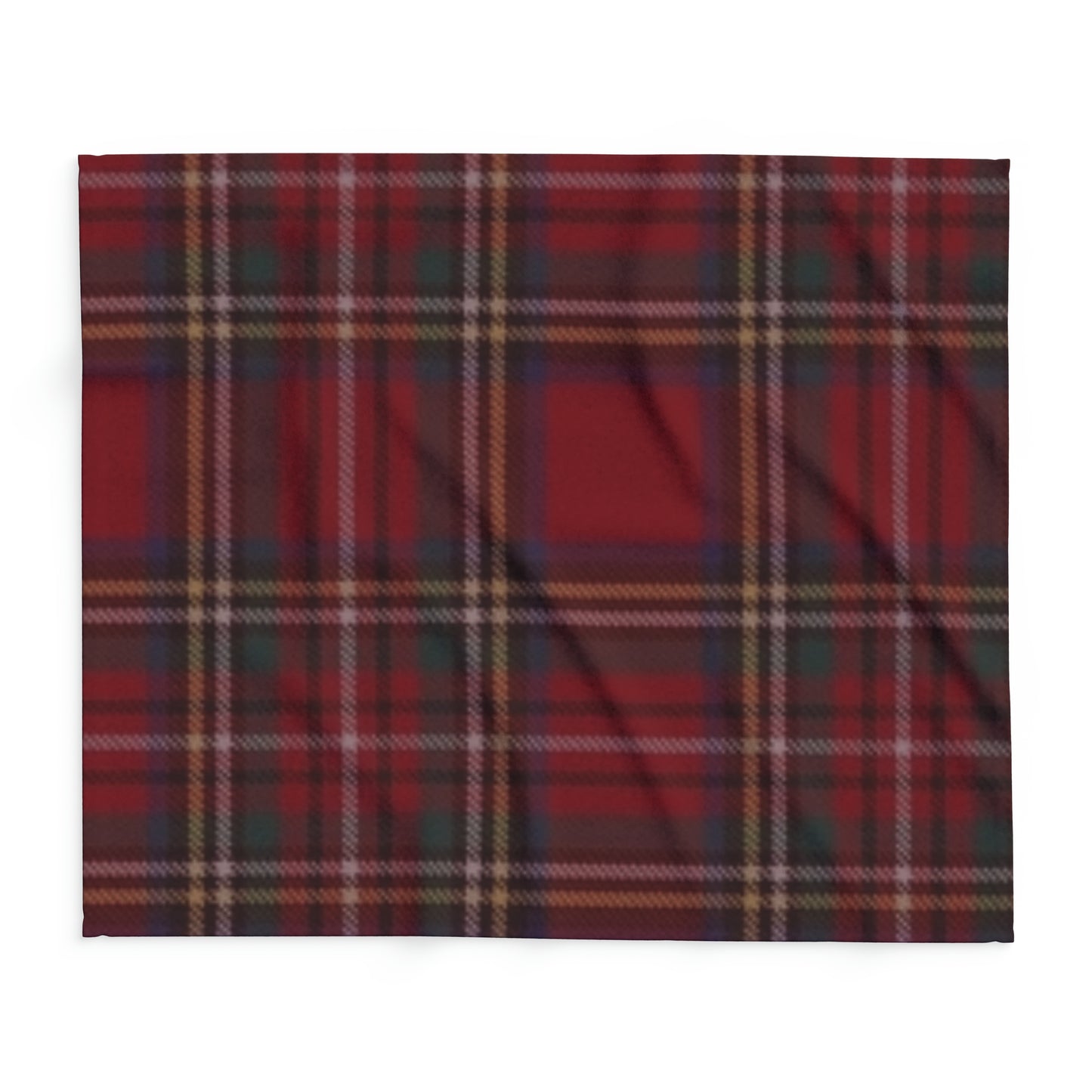 Red Plaid Arctic Fleece Blanket