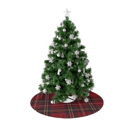 Red Plaid Christmas Tree Skirts