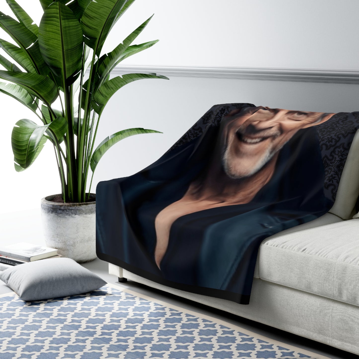 The Hunk Sherpa Fleece Blanket (A-15)