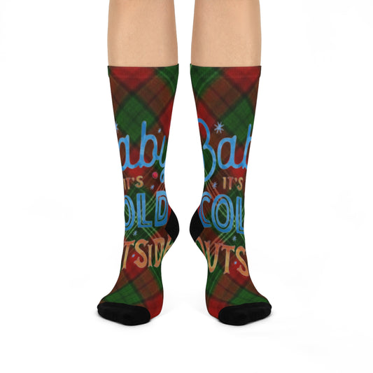 Baby It's Cold Outside Cushioned Crew Socks