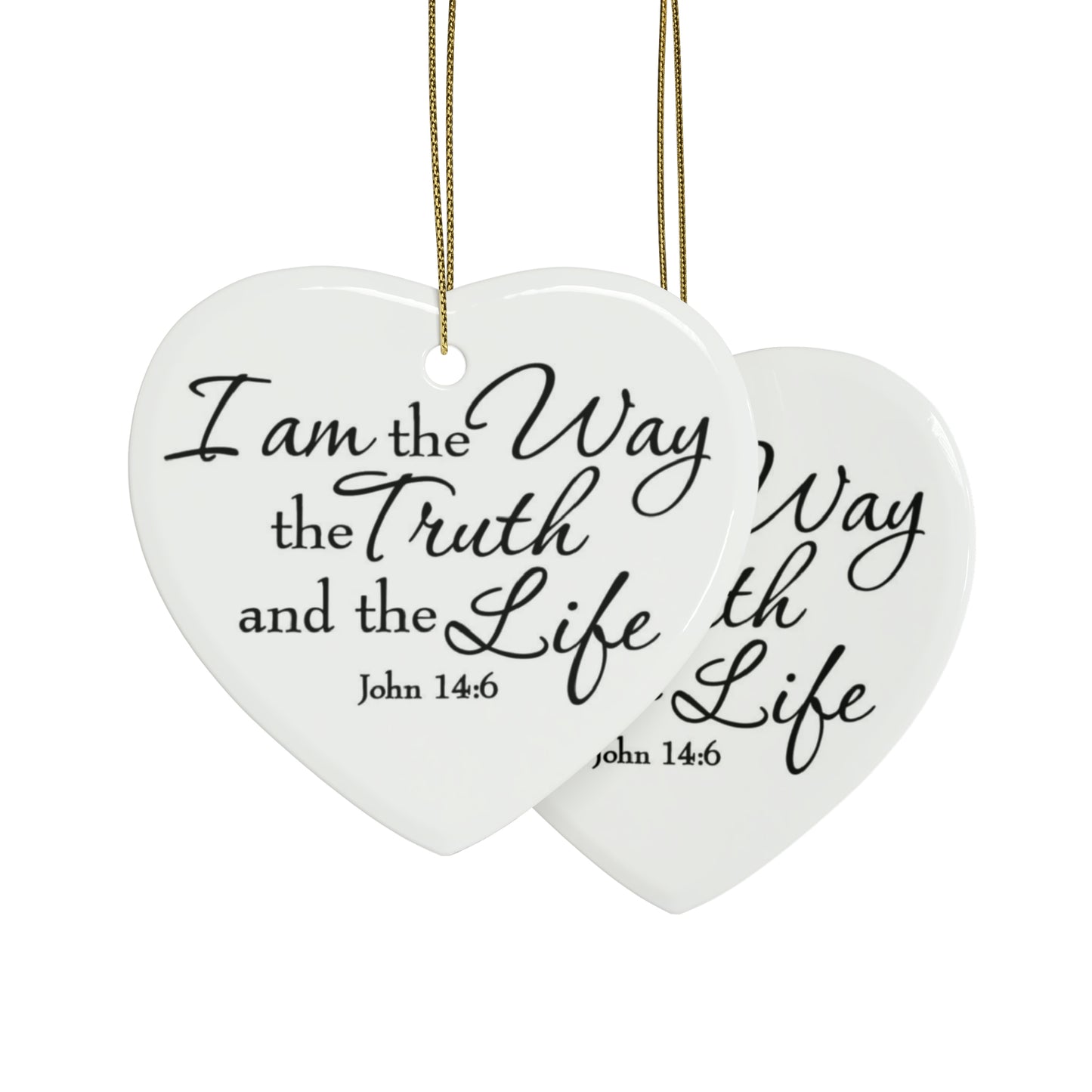 I Am The Way Ceramic Ornaments (1pcs, 5pcs, 10pcs, 20pcs)