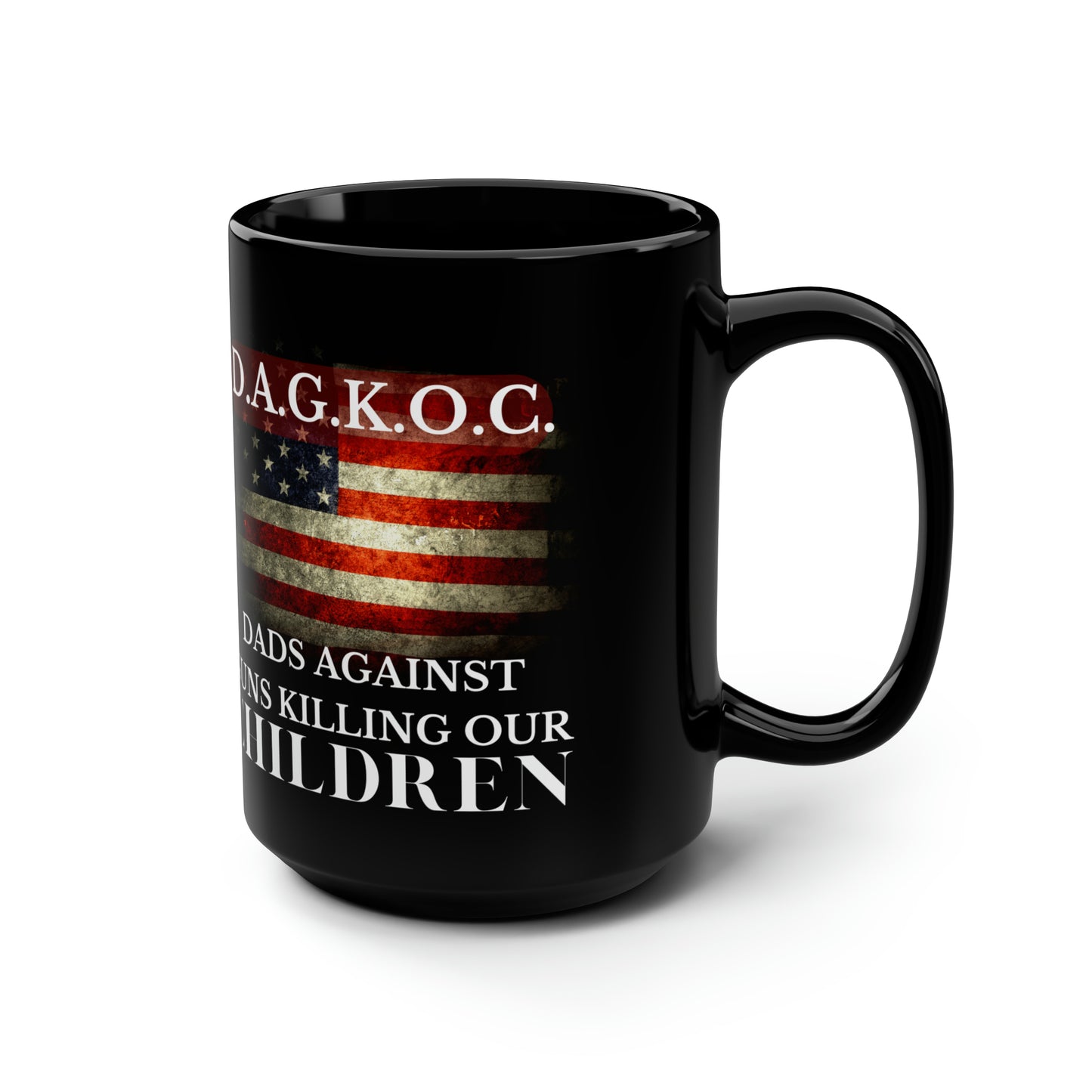 D.A.G.K.O.C. Black Mug, 15oz