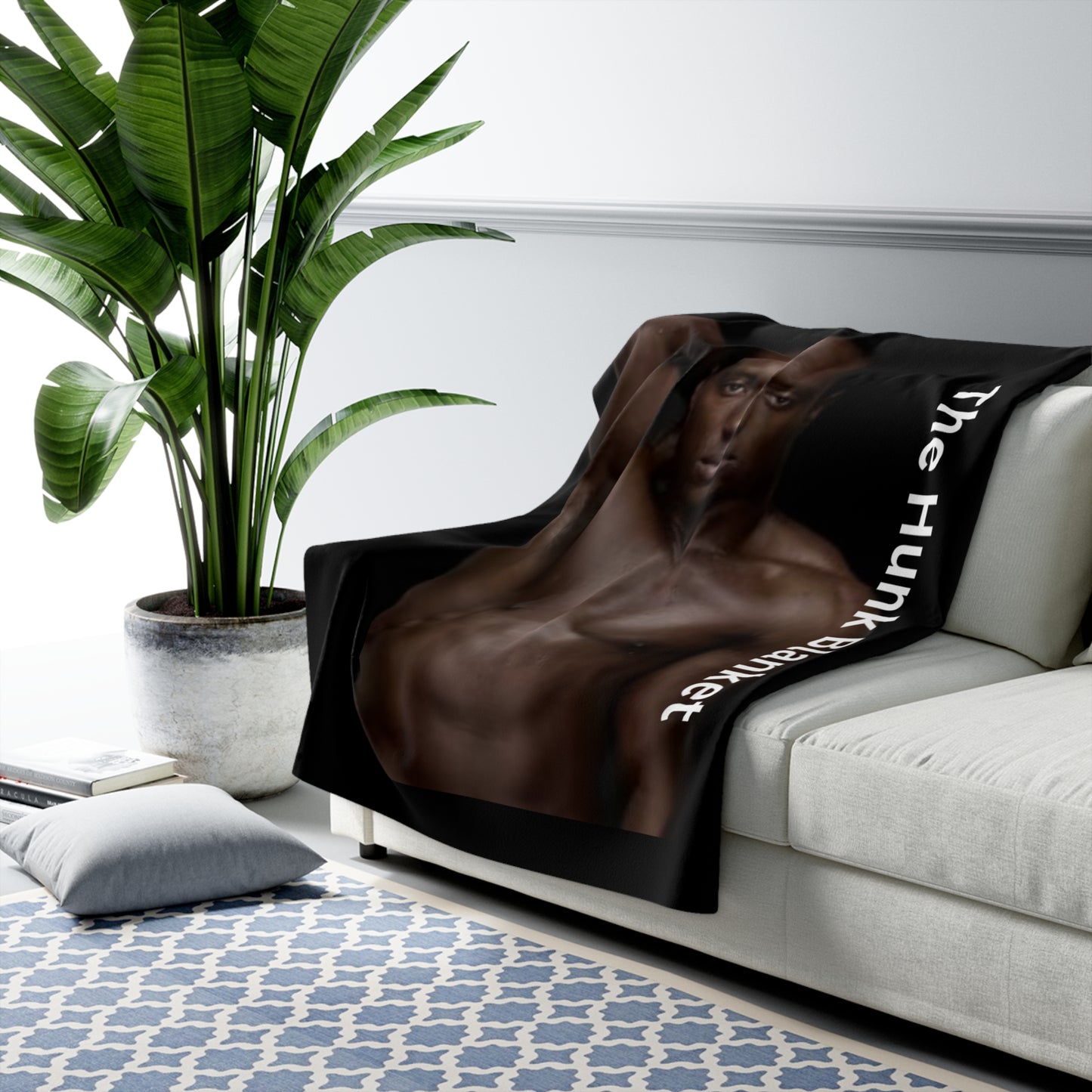 The Hunk Sherpa Fleece Blanket (G)