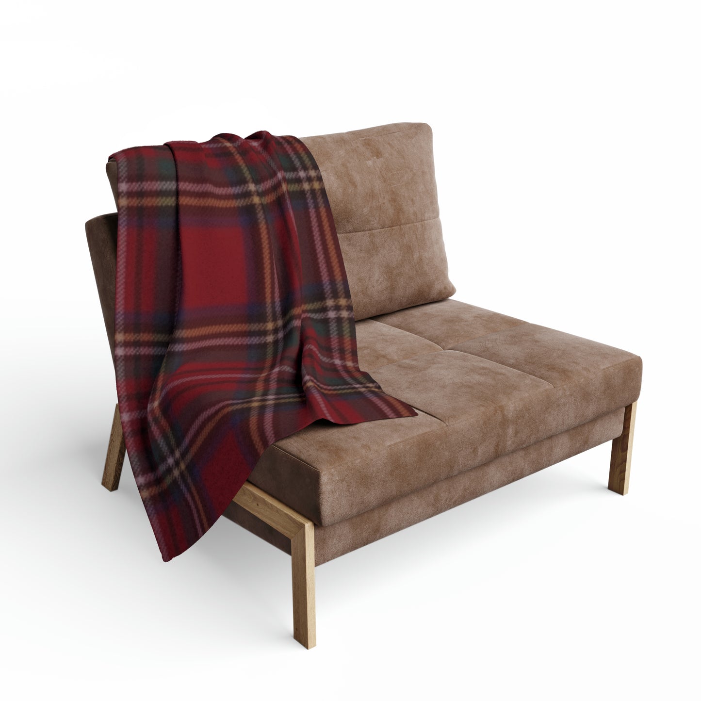 Red Plaid Arctic Fleece Blanket