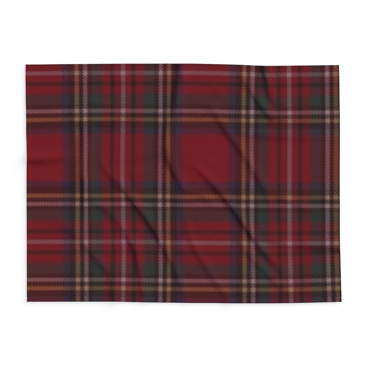 Red Plaid Arctic Fleece Blanket