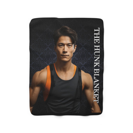 The Hunk Sherpa Fleece Blanket (A-6)