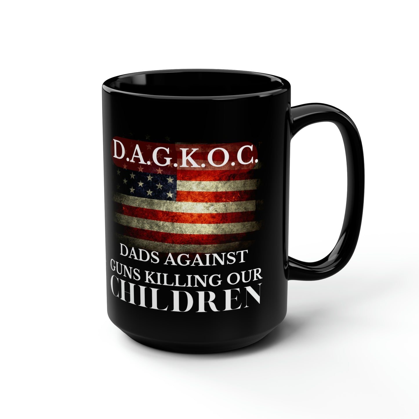 D.A.G.K.O.C. Black Mug, 15oz