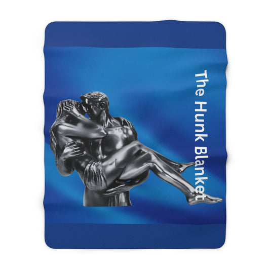 The Hunk Sherpa Fleece Blanket (E)