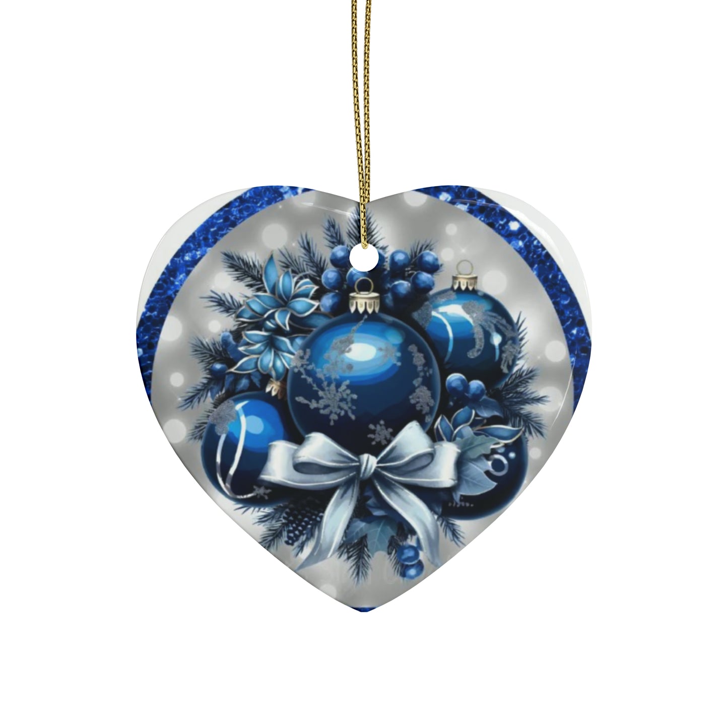 Blue Ceramic Ornaments (1pcs, 5pcs, 10pcs, 20pcs)