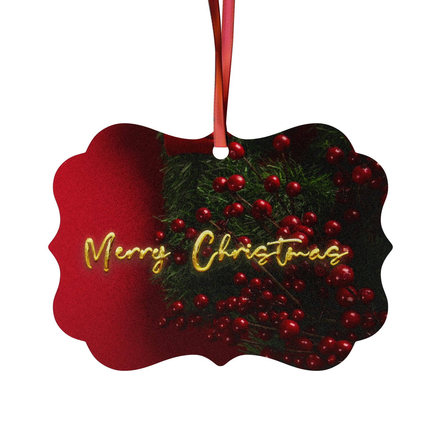 Mistletoe Berries Aluminum Ornaments (1pc, 5pcs, 10pcs, 20pcs)