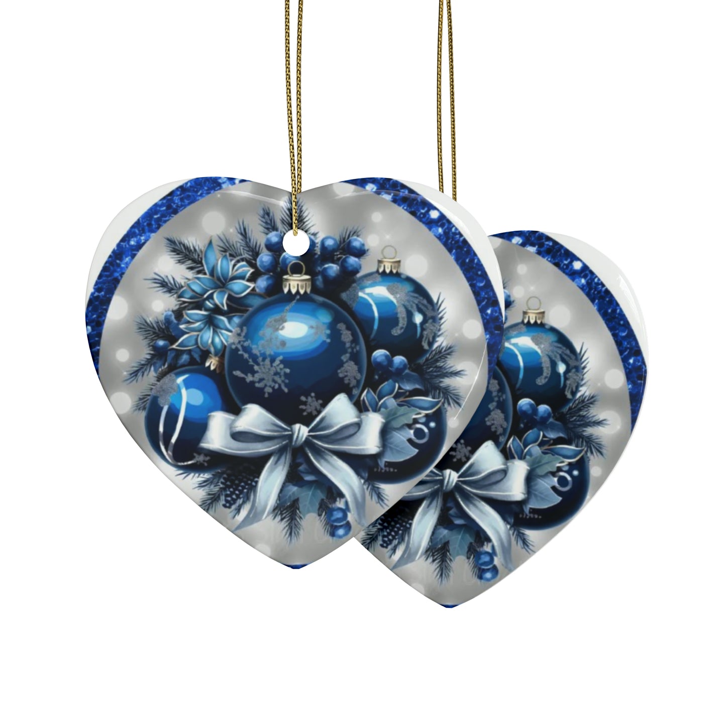 Blue Ceramic Ornaments (1pcs, 5pcs, 10pcs, 20pcs)