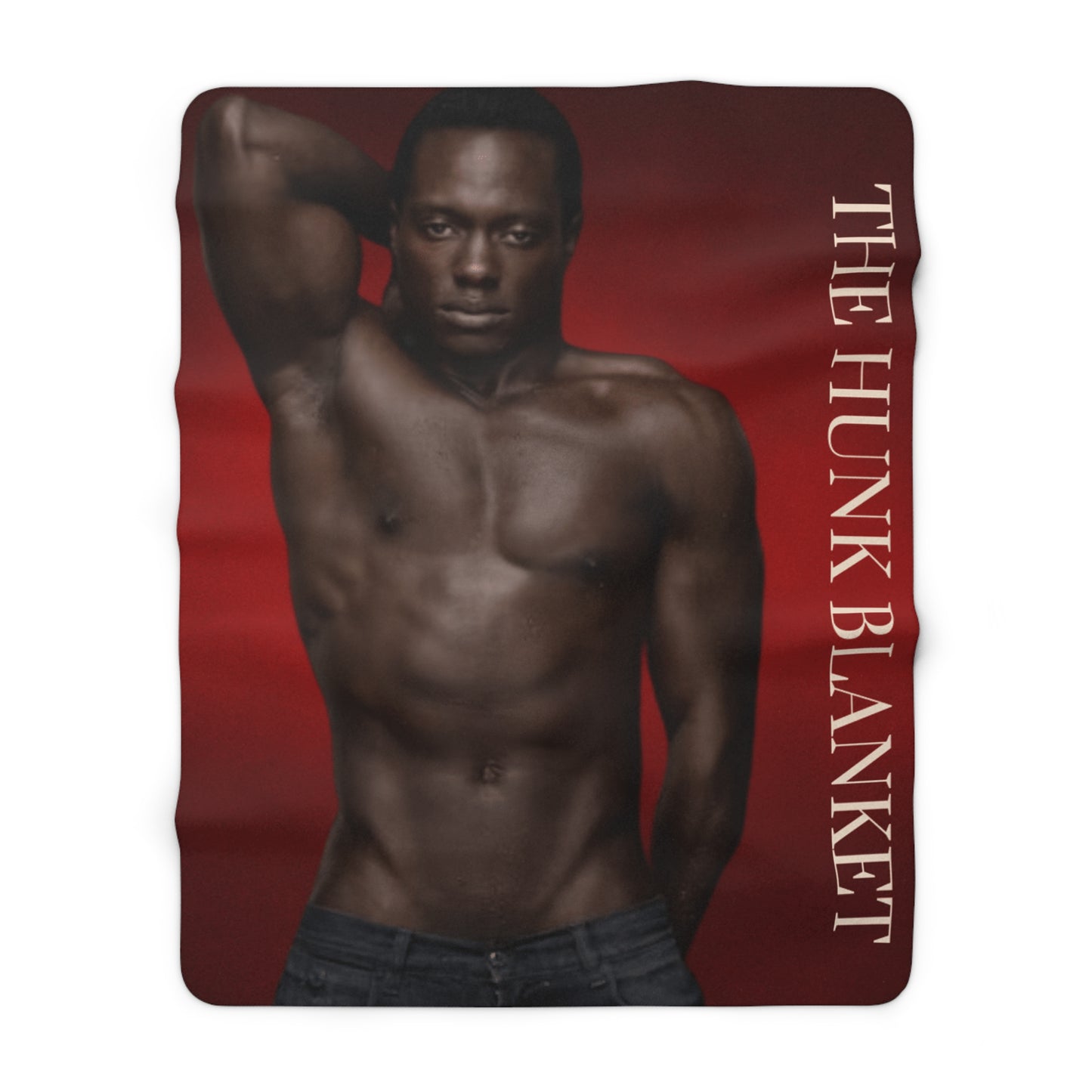 The Hunk Sherpa Fleece Blanket (A-10)