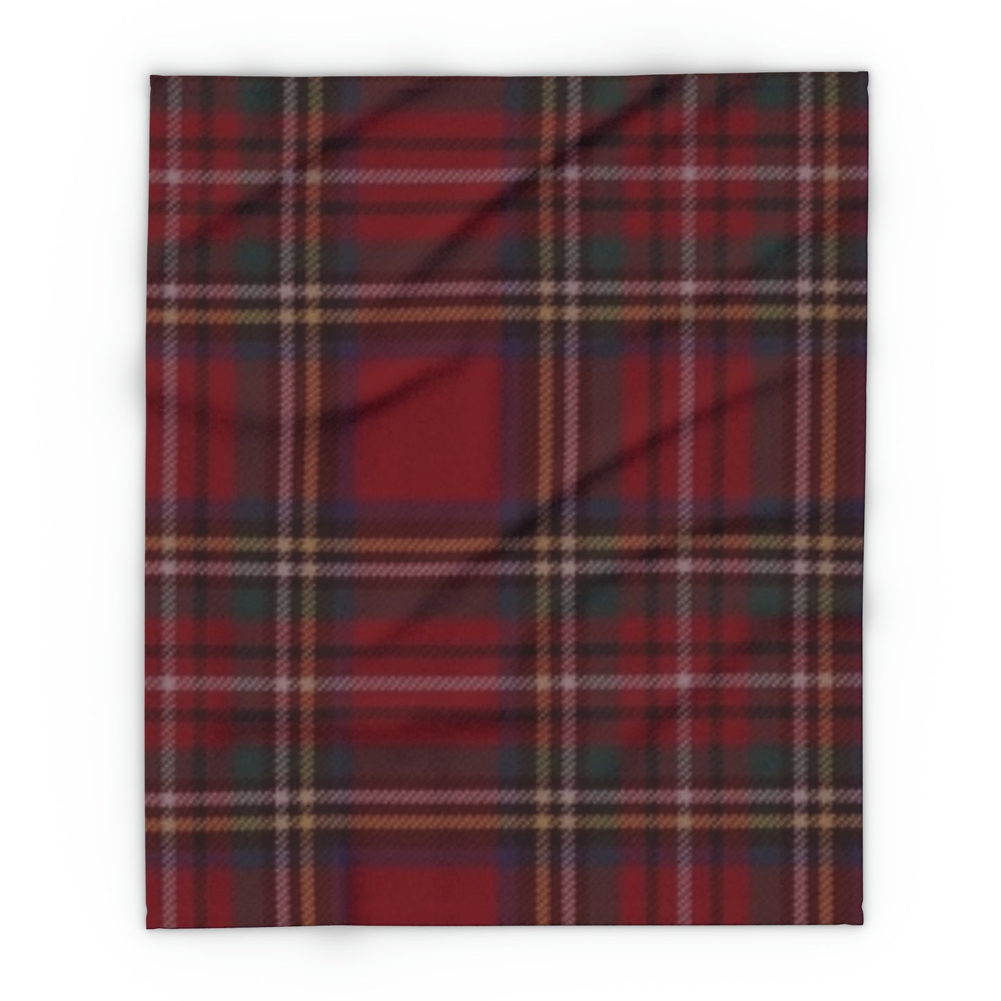 Red Plaid Arctic Fleece Blanket