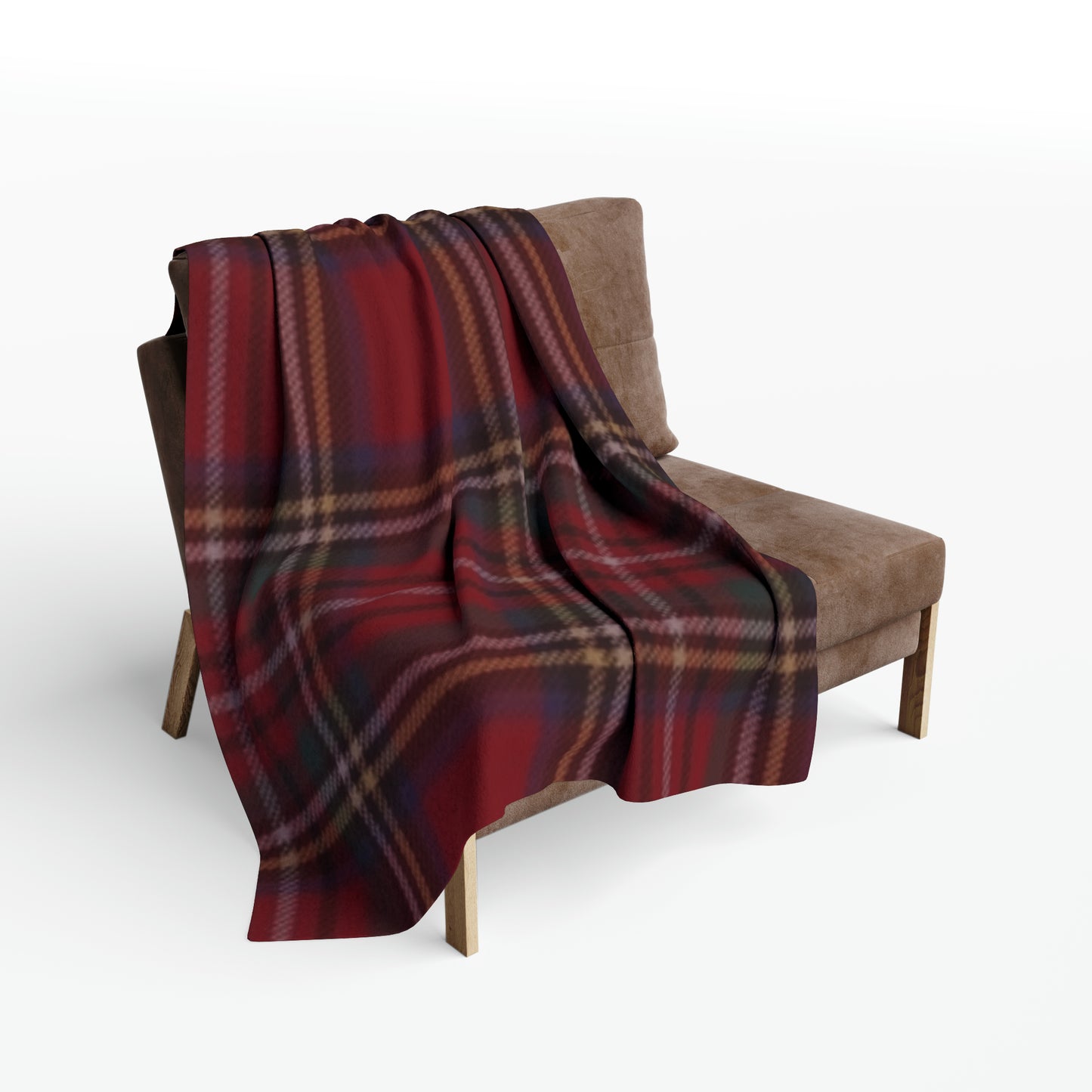 Red Plaid Arctic Fleece Blanket