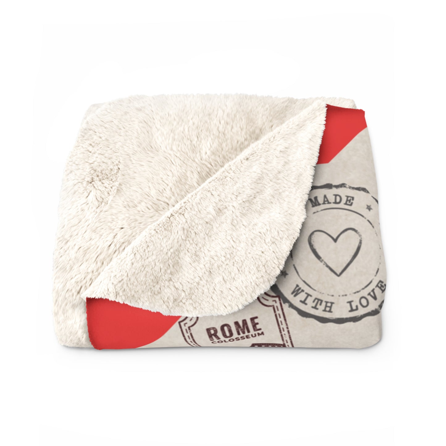 A Letter From Mom Sherpa Fleece Blanket