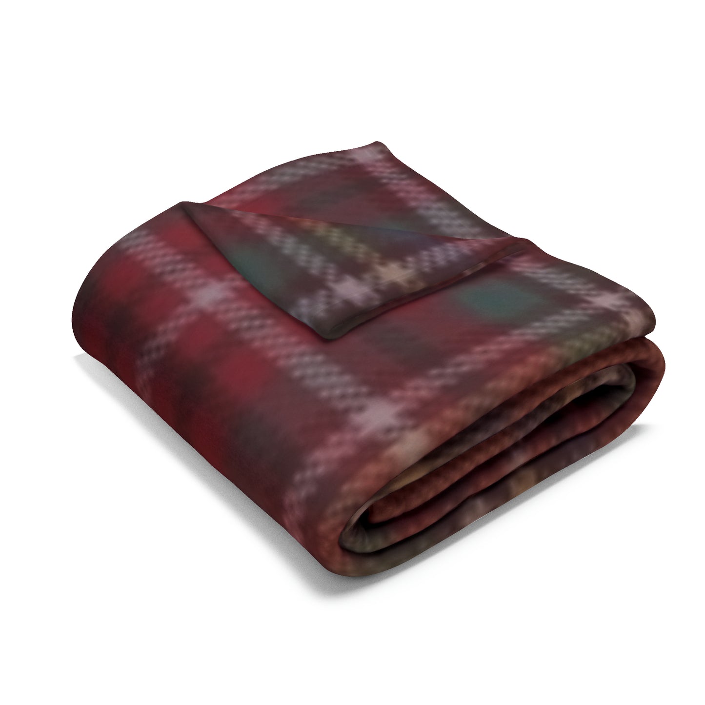 Red Plaid Arctic Fleece Blanket