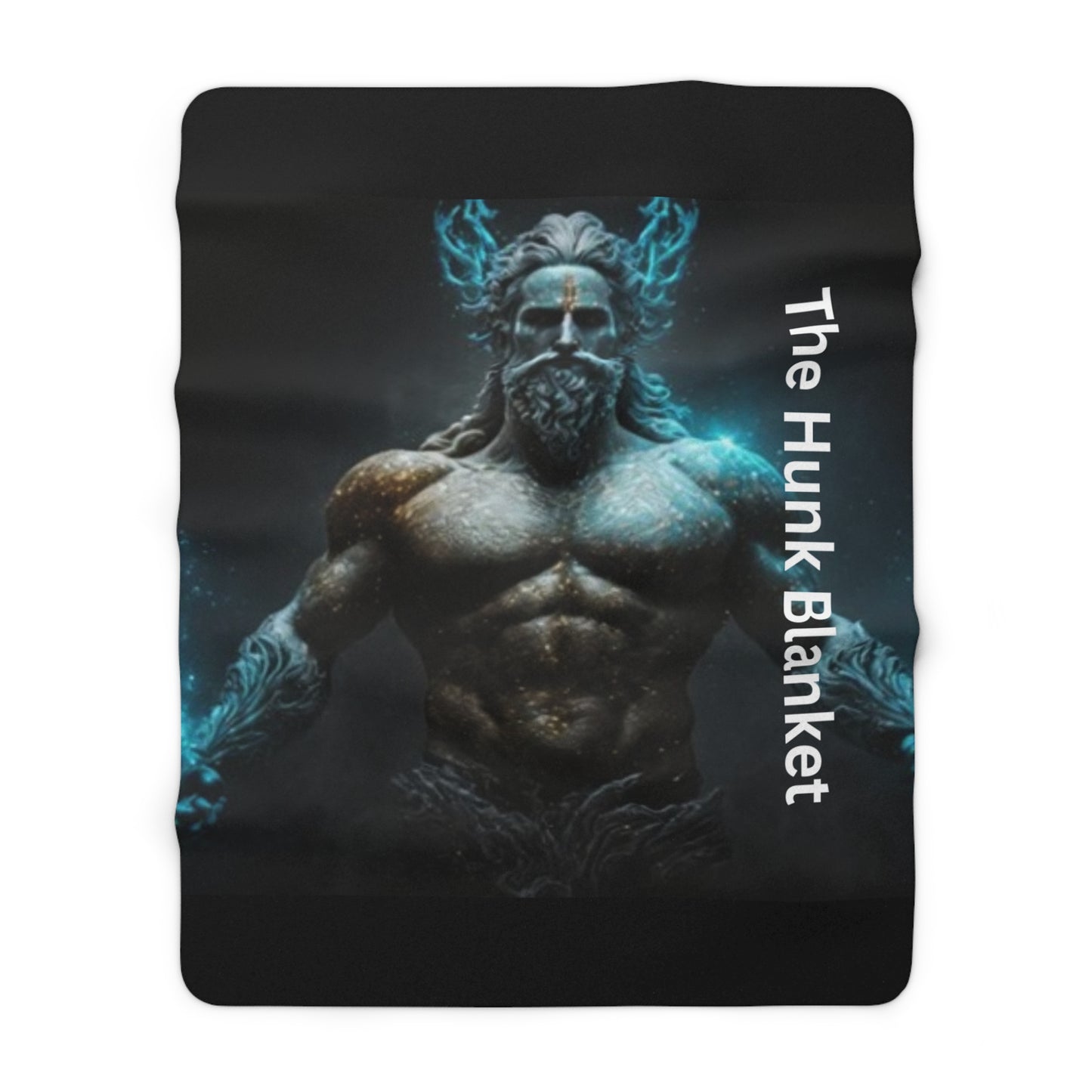 The Hunk Sherpa Fleece Blanket (H)