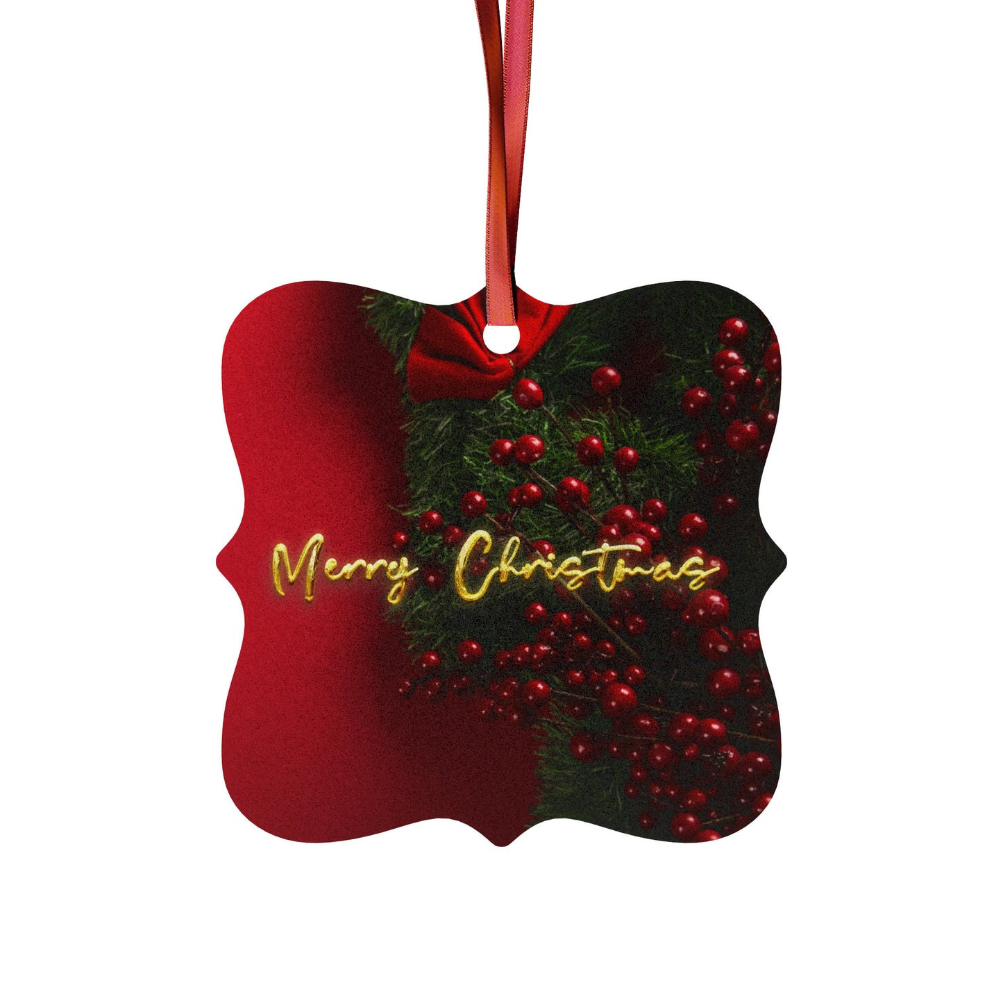 Mistletoe Berries Aluminum Ornaments (1pc, 5pcs, 10pcs, 20pcs)