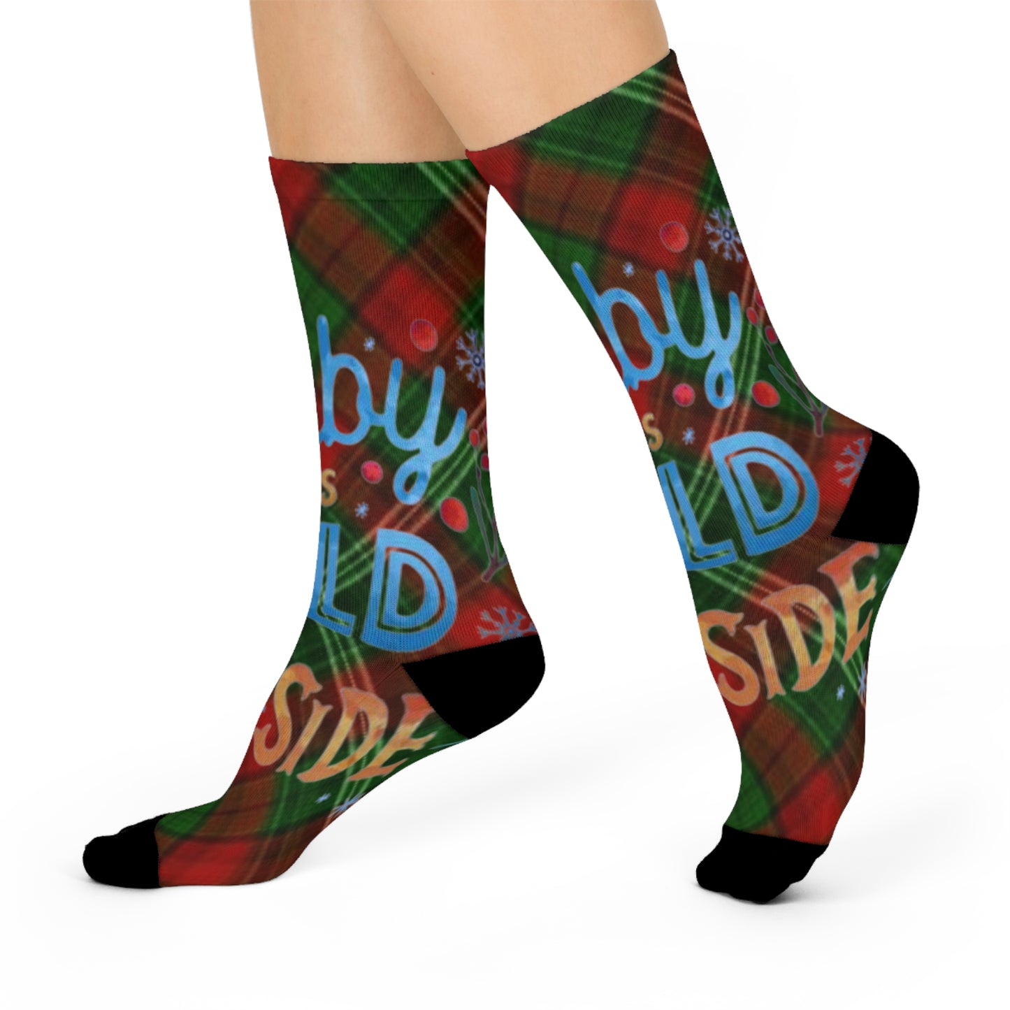 Baby It's Cold Outside Cushioned Crew Socks