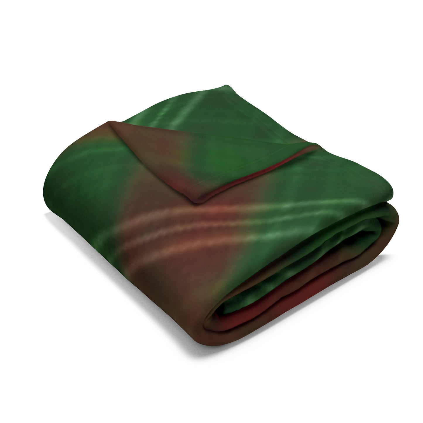 Green Plaid Arctic Fleece Blanket