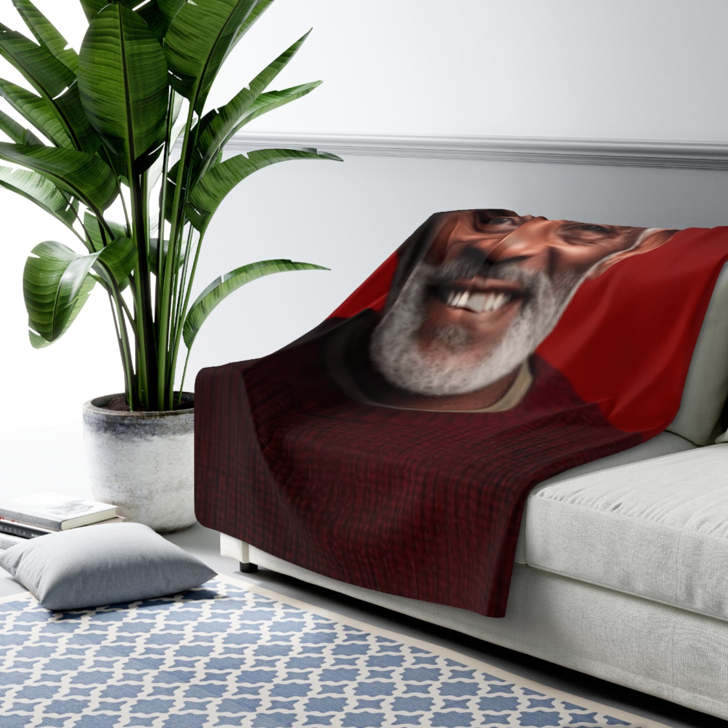 The Hunk Sherpa Fleece Blanket (A-18)