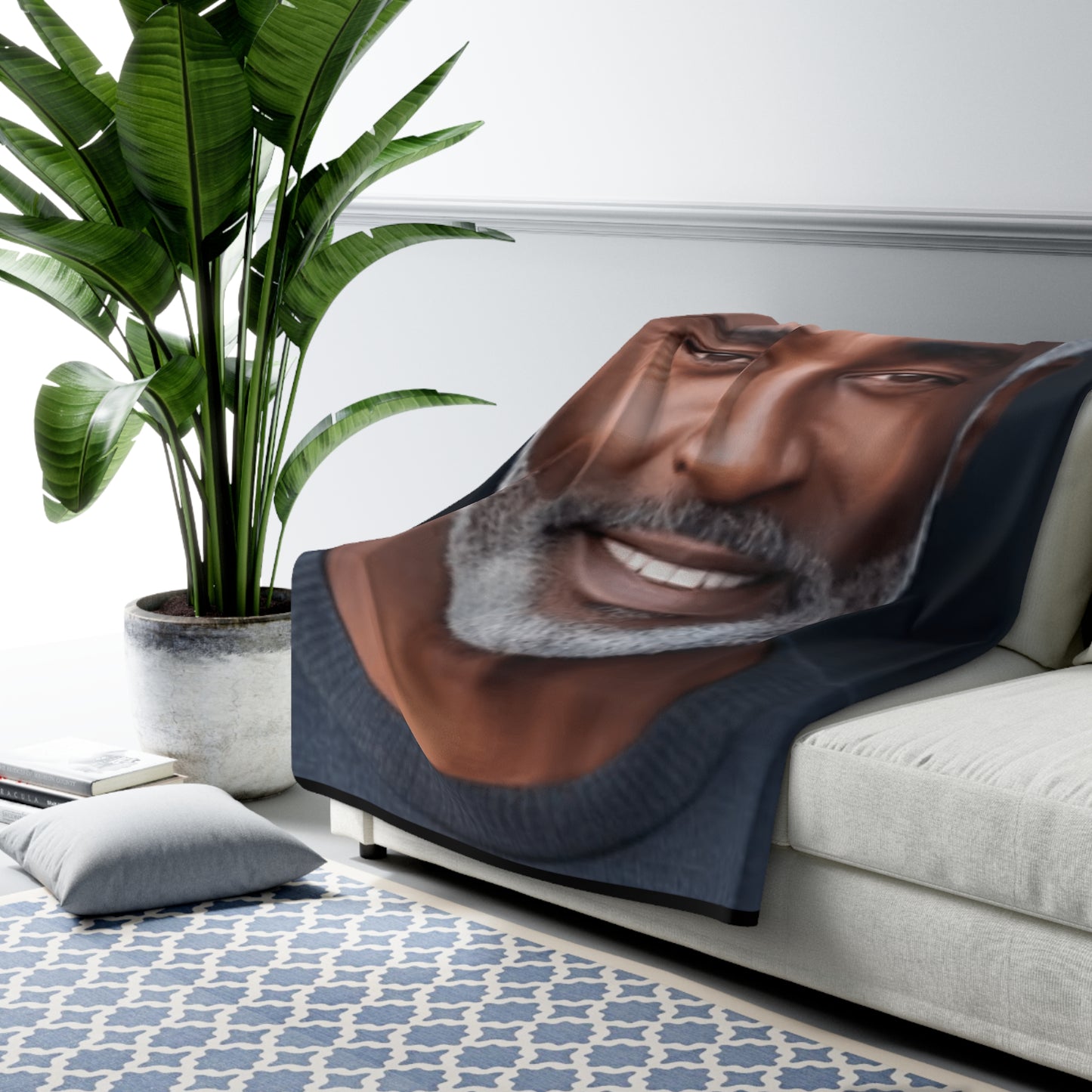 The Hunk Sherpa Fleece Blanket (A-15)