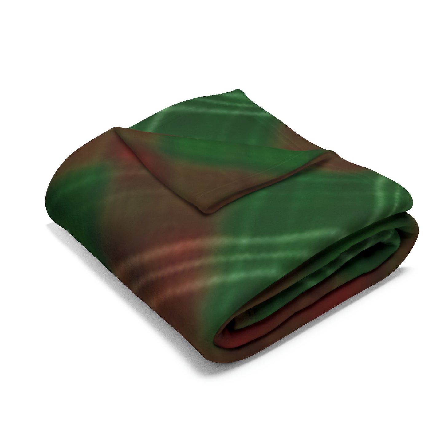 Green Plaid Arctic Fleece Blanket