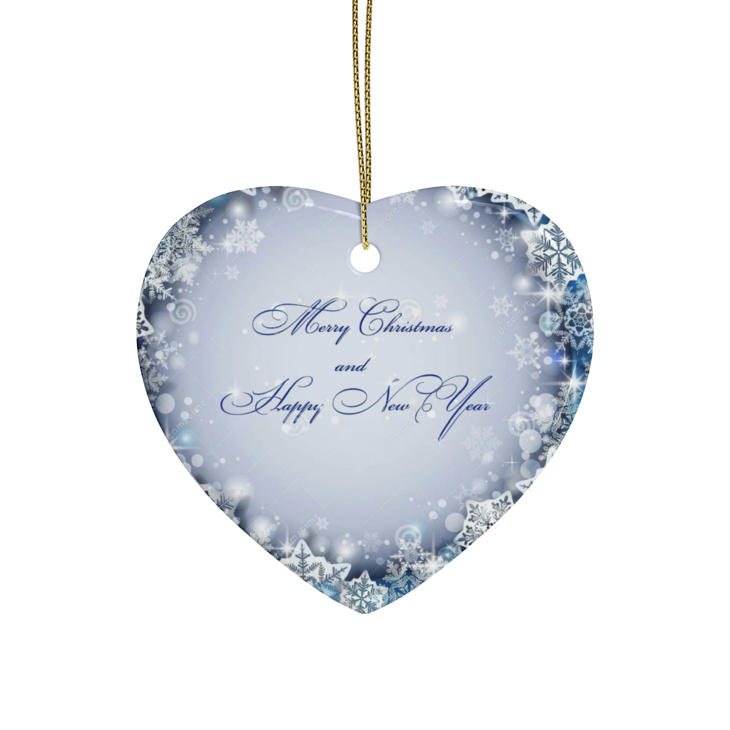 Sky Blue Christmas Ceramic Ornaments (1pcs, 5pcs, 10pcs, 20pcs)