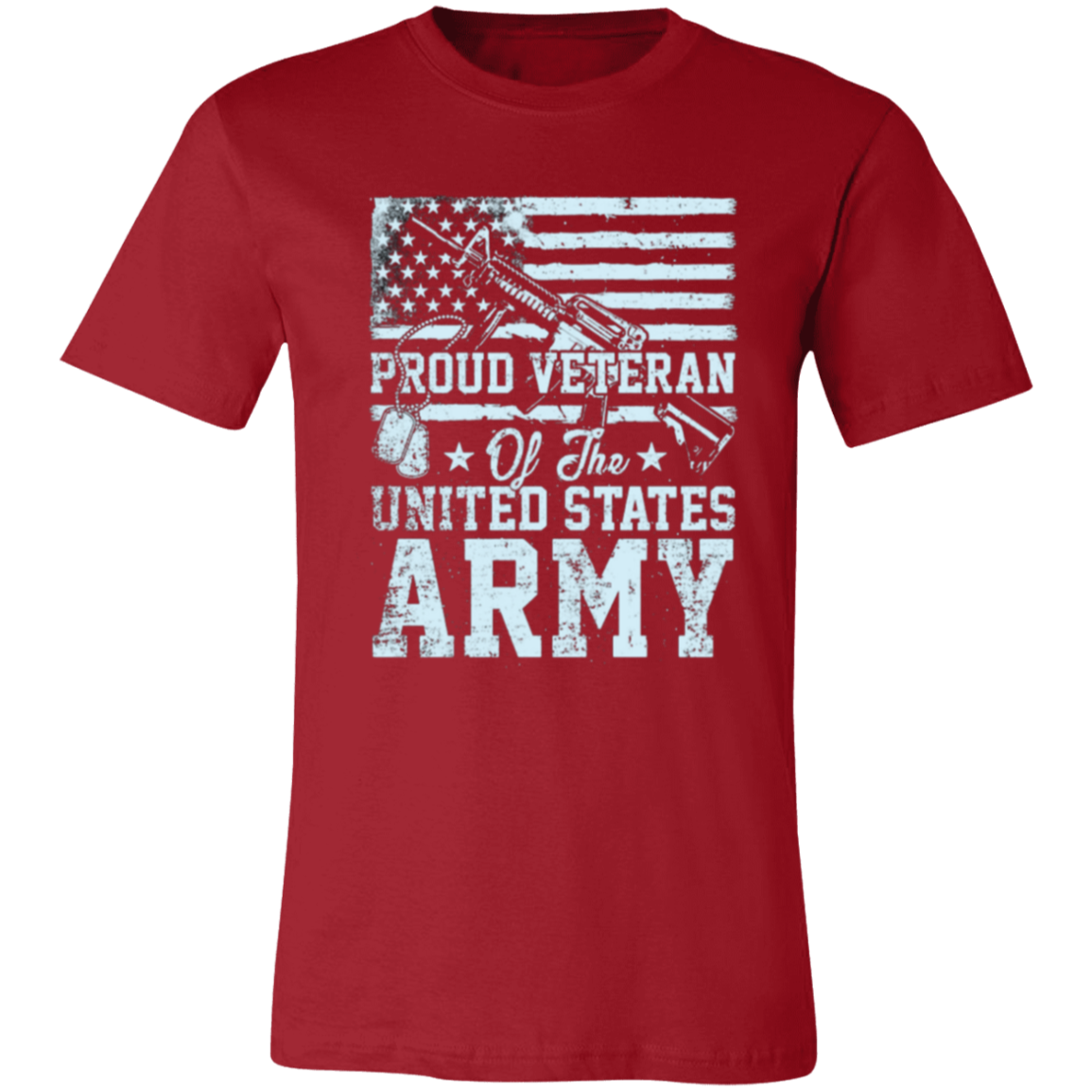 Proud Veteran (1) Unisex Jersey Short-Sleeve T-Shirt