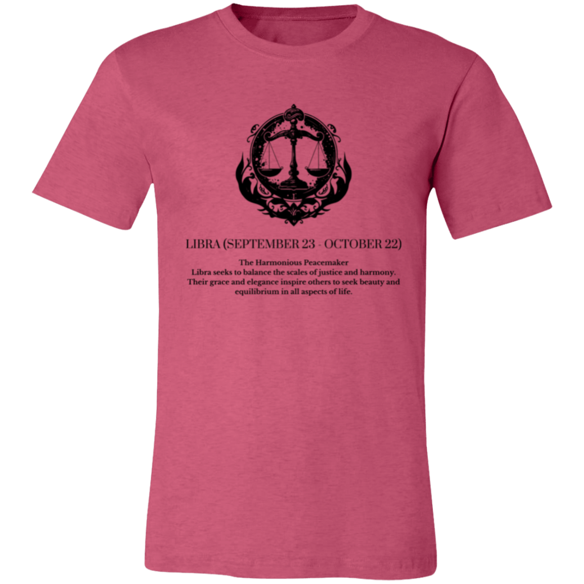 Zodiac Libra Unisex Jersey Short-Sleeve T-Shirt