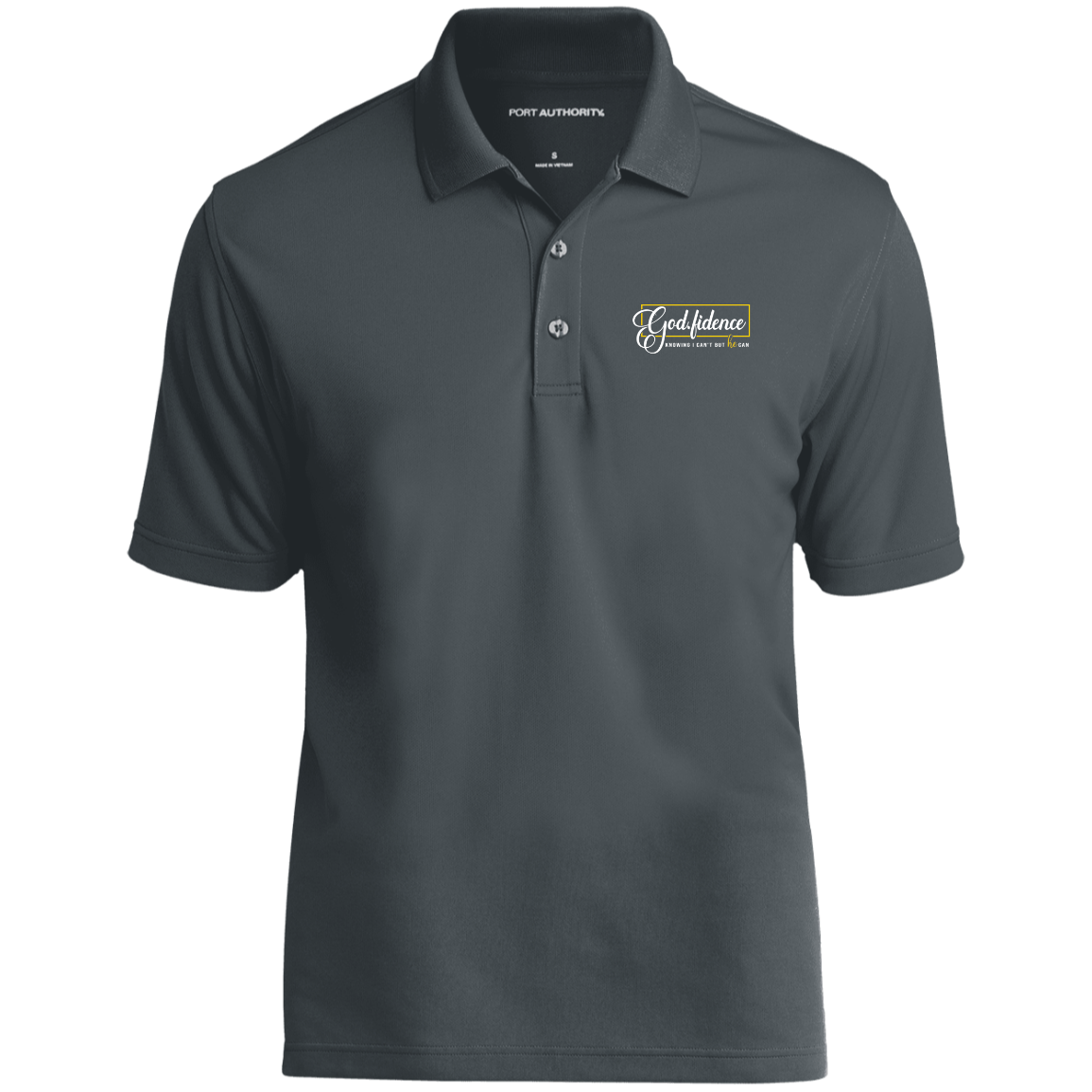 God-fidence  Dry Zone UV Micro-Mesh Polo