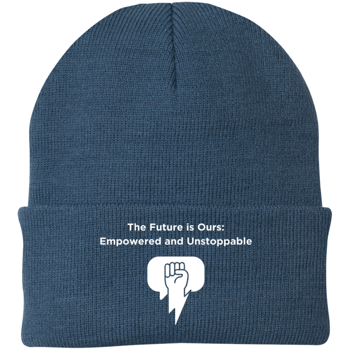 The Future Is Ours Embroidered Knit Cap